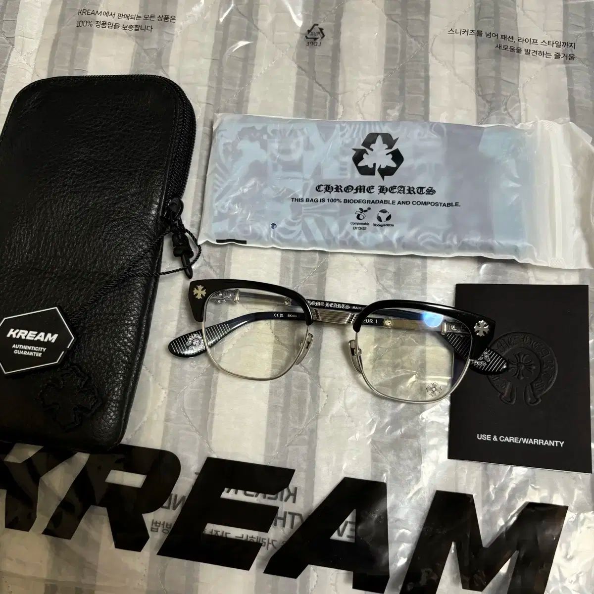 CHROME HEARTS ボネンノイシューア1 ブラック|シルバー