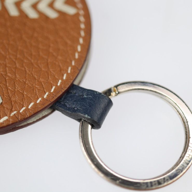 HERMES エルメス キーホルダー H074854CKAA エバーカラー ブラウン系  