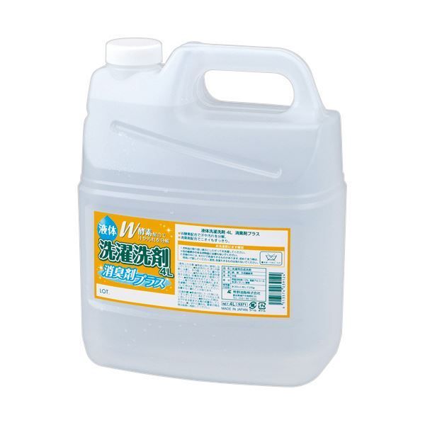 まとめ 熊野油脂 ファーマアクト 液体洗濯洗剤消臭剤 4L|本 1セット 4本 ×3セット