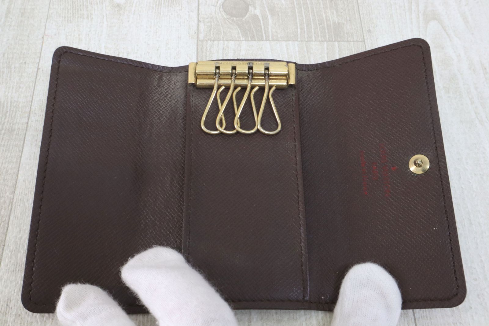 ☆美品☆ルイヴィトン キーケース4連 ダミエ 楽天市場】ルイヴィトン