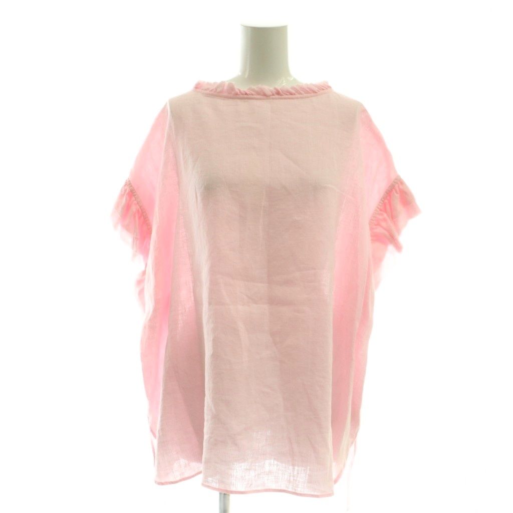 中古】ハウス オブ ロータス HOUSE OF LOTUS リネンフリルブラウス  