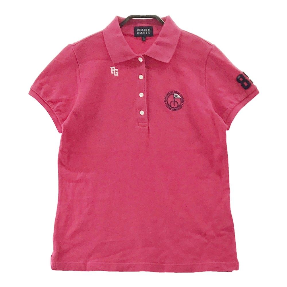 サイズ：0 PEARLY GATES パーリーゲイツ 半袖ポロシャツ ピンク系  