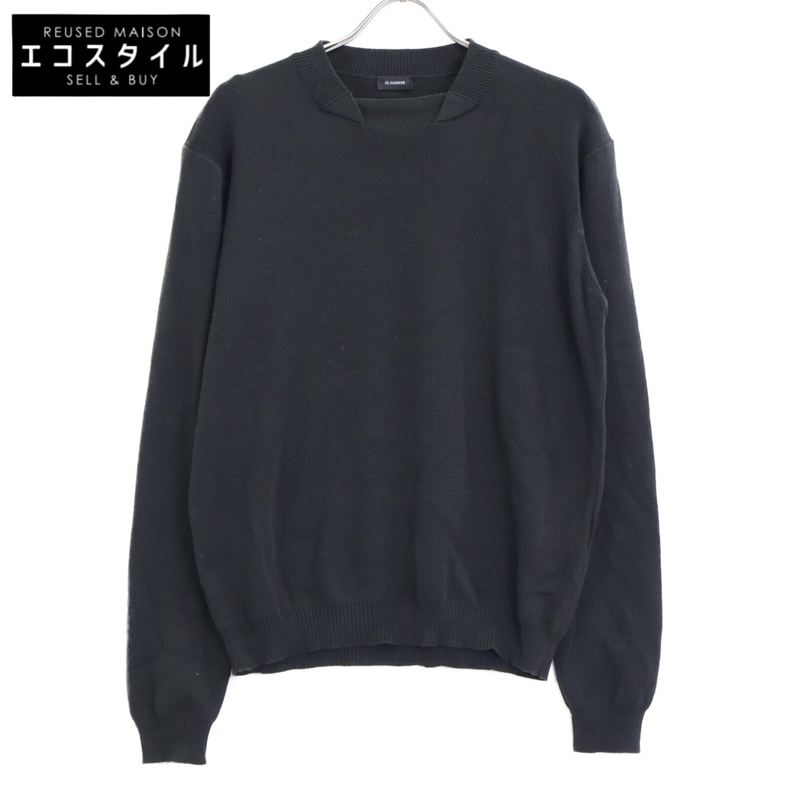 JIL SANDER ジルサンダー ﾁｬｺｰﾙ 751001 ｳｰﾙ ﾆｯﾄ ｾｰﾀｰ 表記なし
