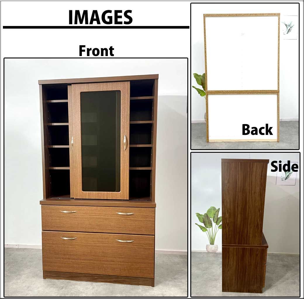 80DBダイニングボード 収納ラックキッチンラック激安食器棚 格安