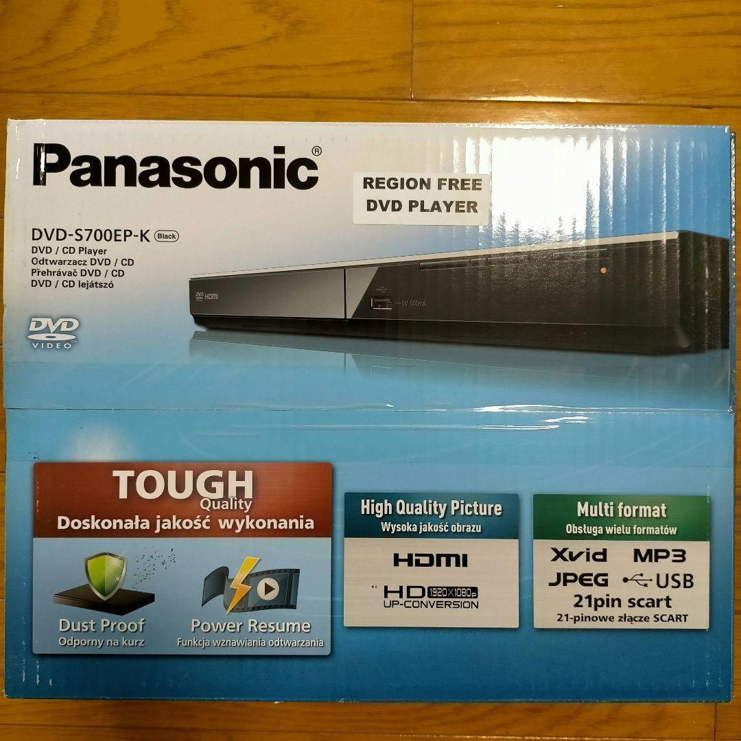 Panasonic DVDプレーヤー DVD-S700 リージョンフリー