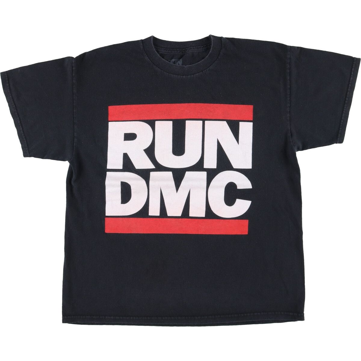 RUN DMC TシャツL古着コピーライト、ヒップホップ、ラップ、バント、 古着 RUN DMC ランディーエムシー ラップTシャツ ラップT メンズ