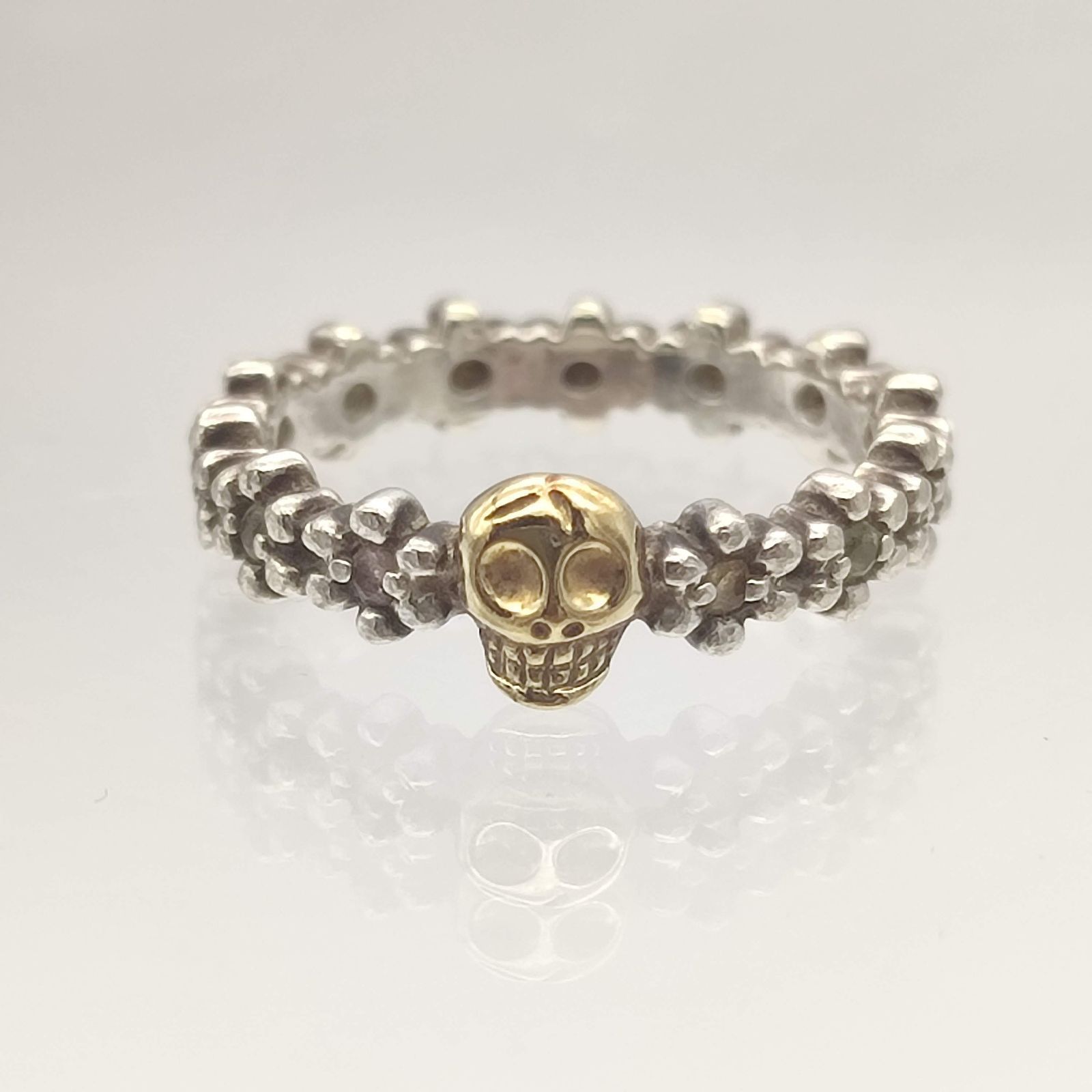 美品】Loree Rodkin ローリーロドキン LOVE＆HATE スカルリング