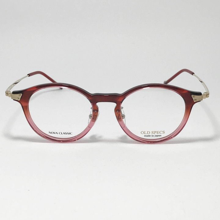 NOVA CLASSIC ノヴァ クラシック HAND MADE ITEM ハンドメイド 国産 クラシック 眼鏡 メガネ フレーム サングラス OS5042-6-45 度付可 レッドブラウンデミ