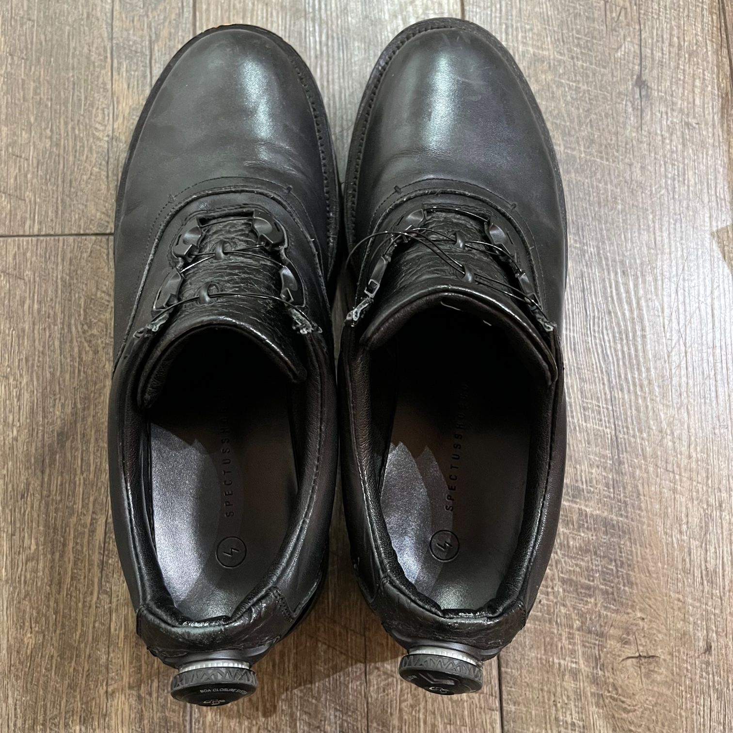 SPECTUS SHOE CO. BALMORAL SHOES レザー ダイヤルロック シューズ