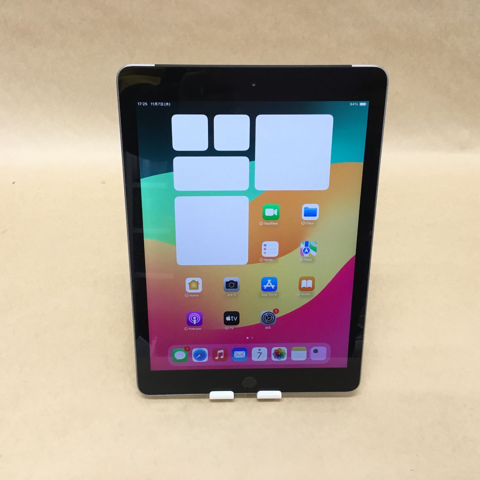 完動品SIMフリー液晶無傷iPad第6世代(A1954)本体32GB 2JF8K MJF8D 完動品SIMフリーiPad第6世代(A1954)本体32GB送料込
