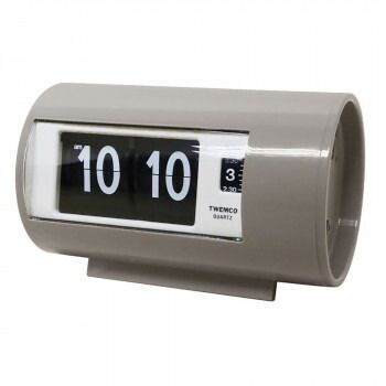 TWEMCO(トゥエンコ) 置き時計 パタパタアラームクロック AP-28 グレー