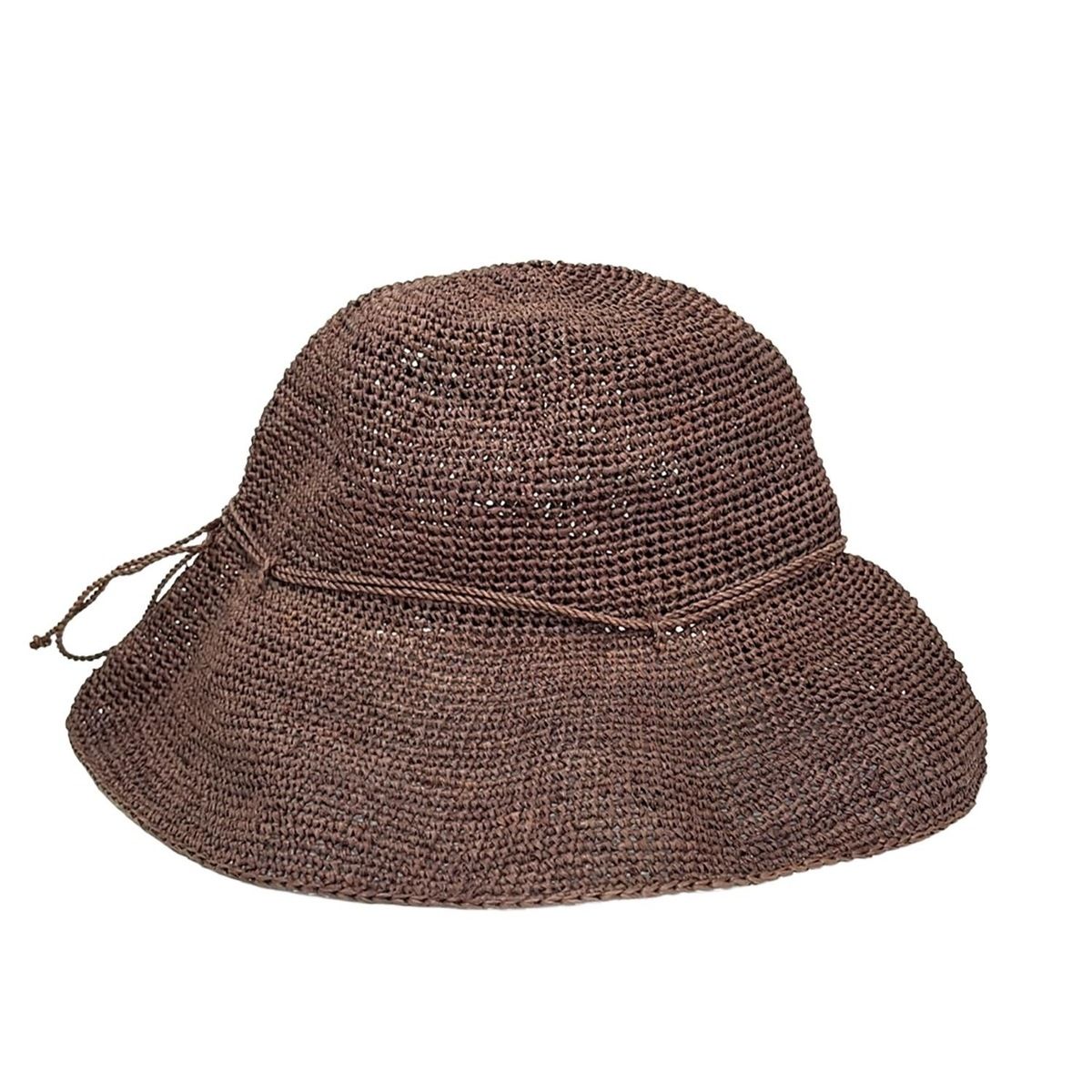 HELEN KAMINSKI ヘレンカミンスキー ハット - ダークブラウン ストローハット