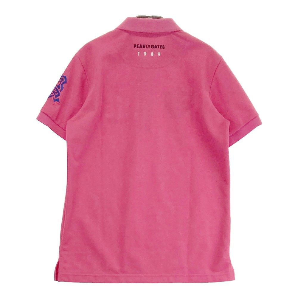 サイズ：4 PEARLY GATES パーリーゲイツ 半袖ポロシャツ ピンク系