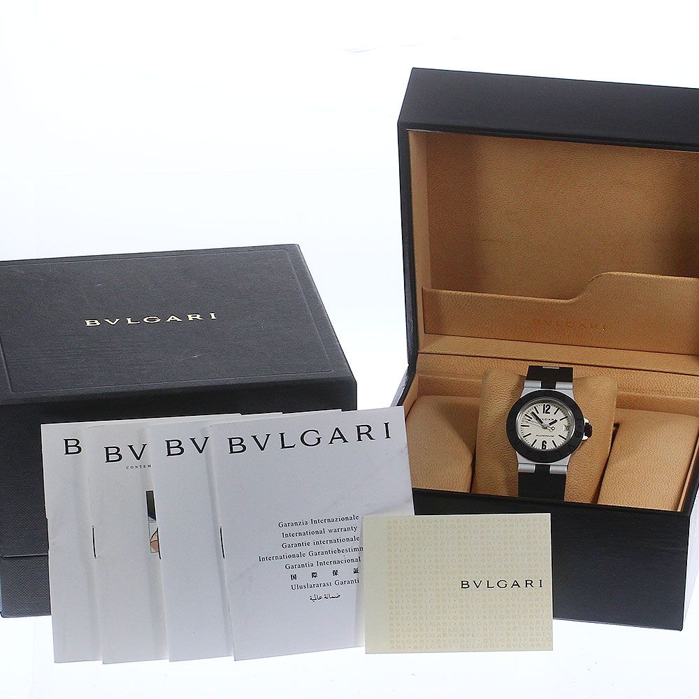 激安/新作 ブルガリ BVLGARI AL32A アルミニウム デイト クォーツ