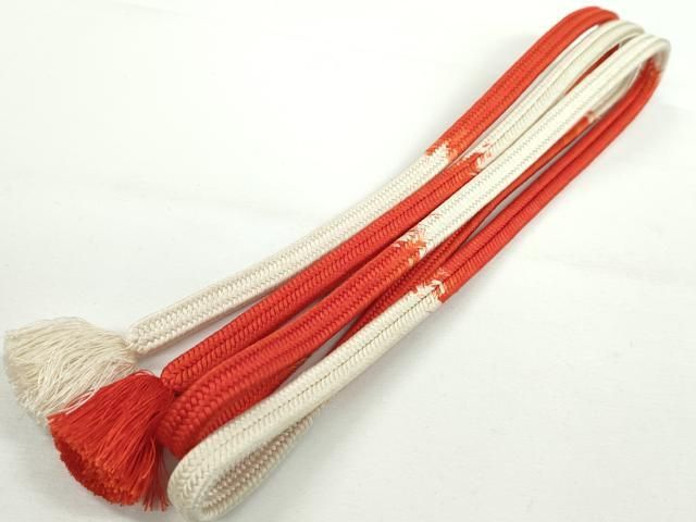 平和屋本店 上 有職組紐道明 帯締め 冠組 十段 緋色 宮内庁御用 国立博物館御用 東京芸術大学御用 CXAA0669s5