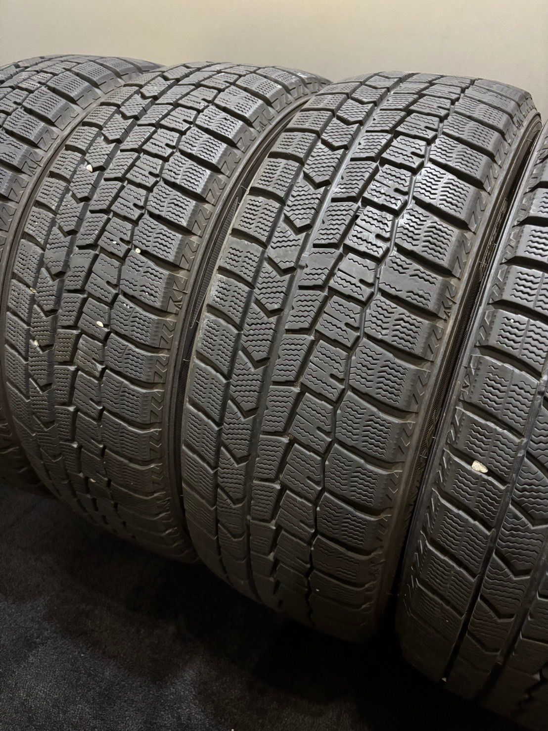 195|50R16 DUNLOP|WINTER MAXX WM02 18年製 スタッドレス 4本 ダンロップ ウィンターマックス スイフト 南4-J378