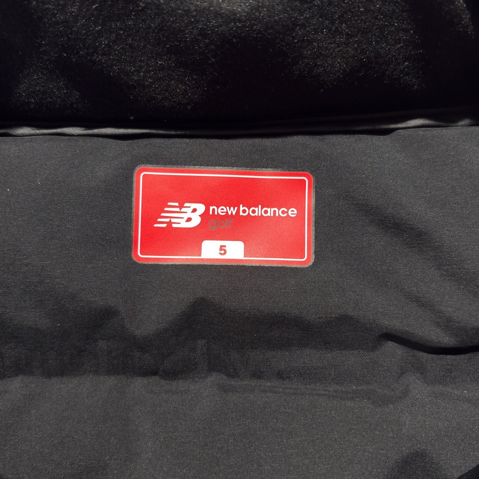 メンズ ニューバランスゴルフ New Balance golf ダウンベスト 5 L 黒 ダブルジップ ロゴ LLC-HASEGAWATOSO_COM