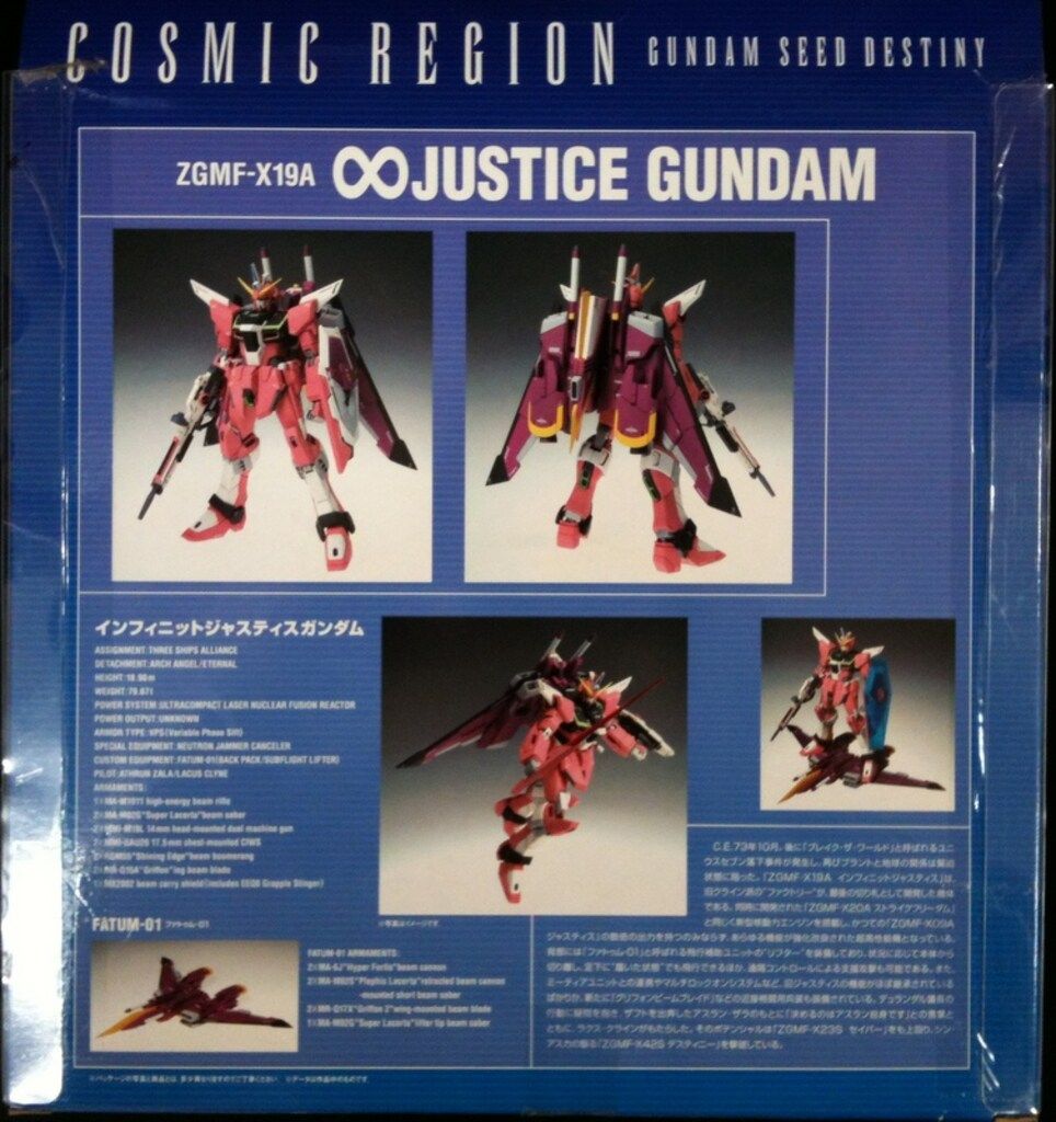 COSMIC REGION #7005 インフィニットジャスティスガンダム | 魂