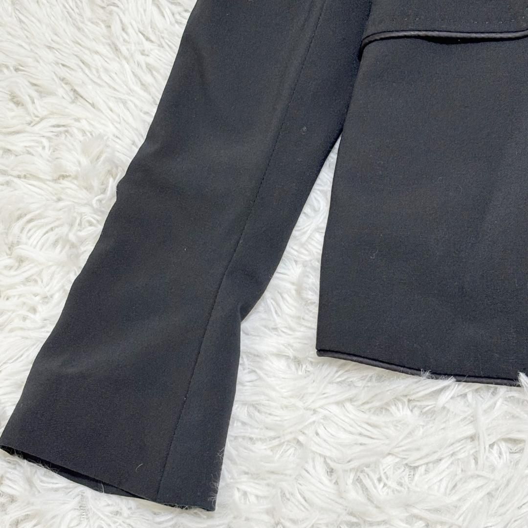 ブラック 裏地花柄転写