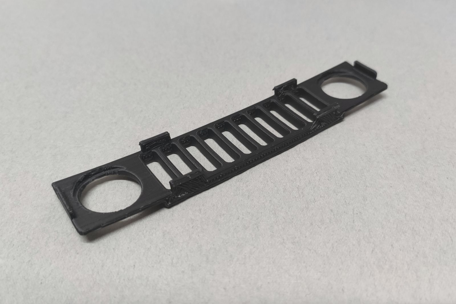 WPL C74/C74-1ジムニー用】SJ30風フロントグリル マットブラック