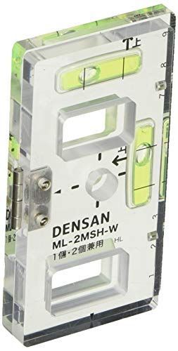 ジェフコム(Jefcom) デンサン スイッチボックスケガキレベル (1個・2個兼用) ML-2MSH-W