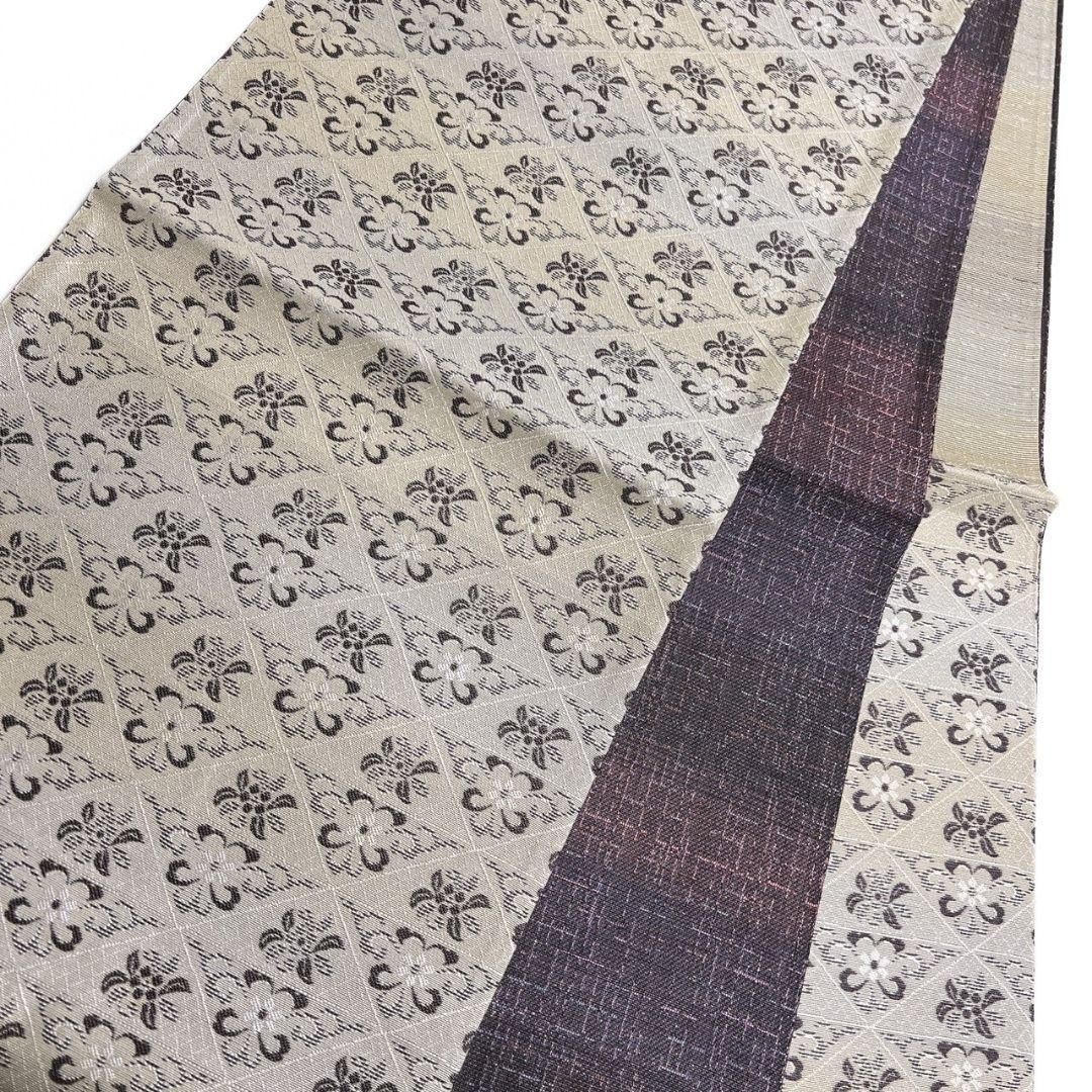 未着用 鱗模様 花模様 ベージュカラー 袋帯 着物 021a p - メルカリ 未着用 鱗模様 花模様 ベージュカラー 袋帯 着物 021a p - メルカリ