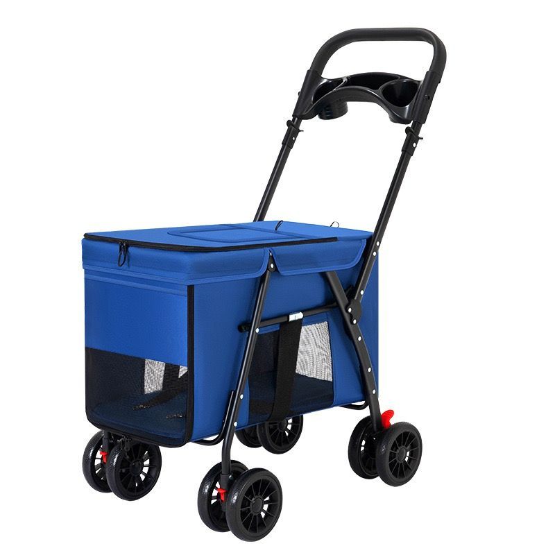 ペットカート 分離型 ダブルデッカー 大容量 折りたたみ式 犬用 360