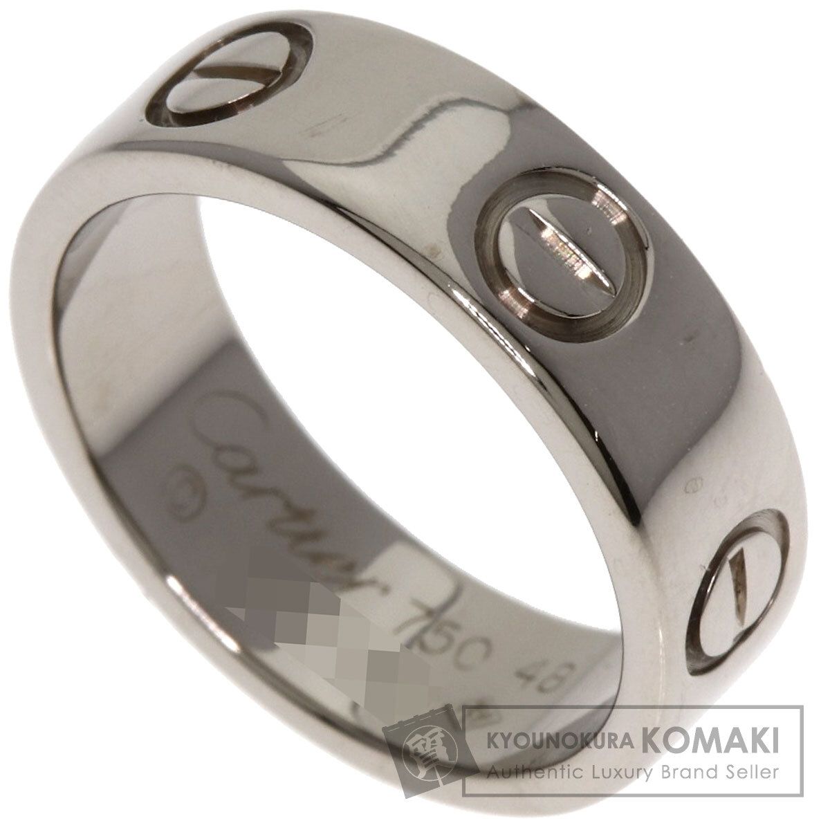 CARTIER カルティエ ラブリング 48 リング 指輪 K18WG レディース