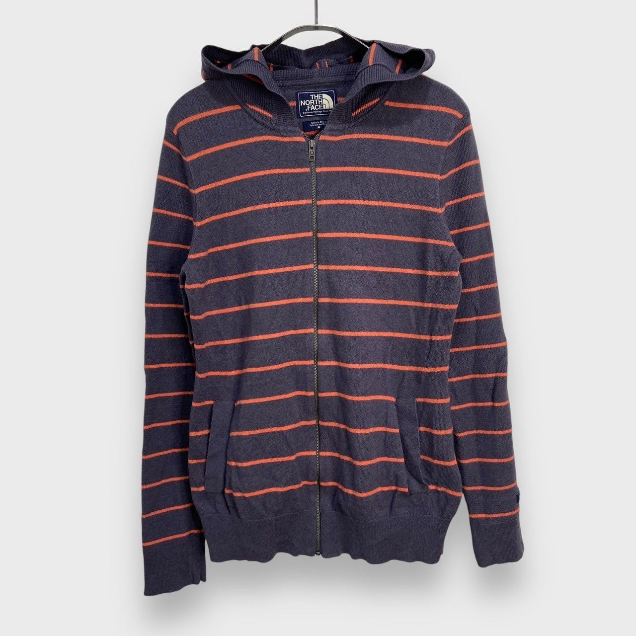 ☆THE NORTH FACE☆ザノースフェイス☆ボーダー柄ジップパーカー 