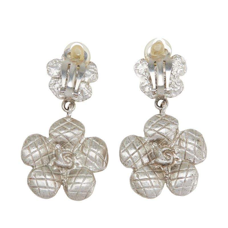 シャネル マトラッセ カメリア ココマーク シルバー メタル レディース CHANEL 1-0231811