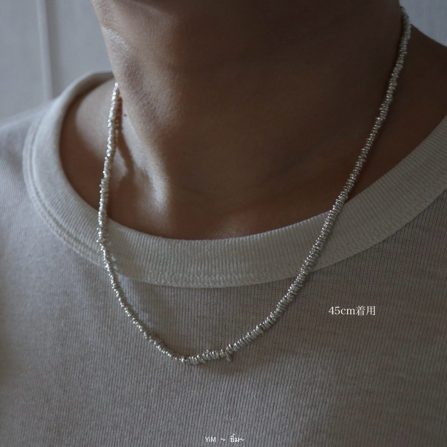 25A-NL401｜Karen Silver Beads Necklace 【 45cm 】 カレンシルバー 