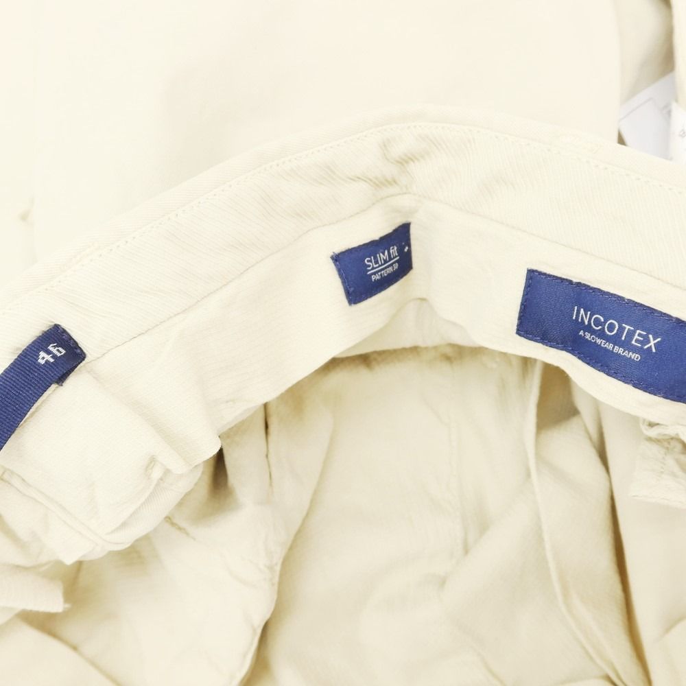INCOTEX インコテックス サイズ46 ベージュ INCOTEX ベージュ コットンパンツ サイズ46 インコテックス チノ 46