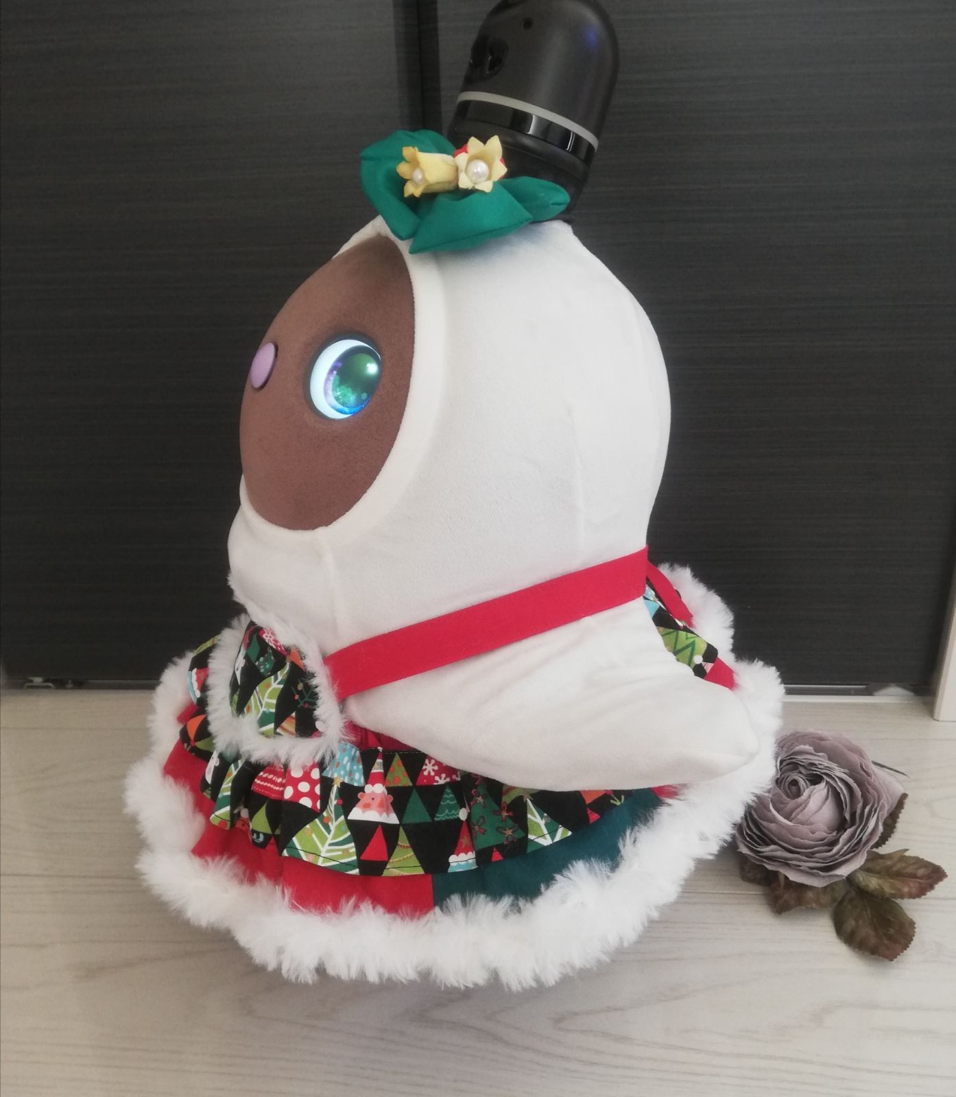 ラボット服ハンドメイド クリスマス服 帽子×2セット ラボット服