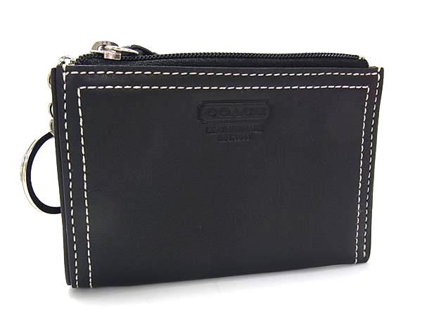□極美品□ COACH コーチ レザー キーリング付き コインケース