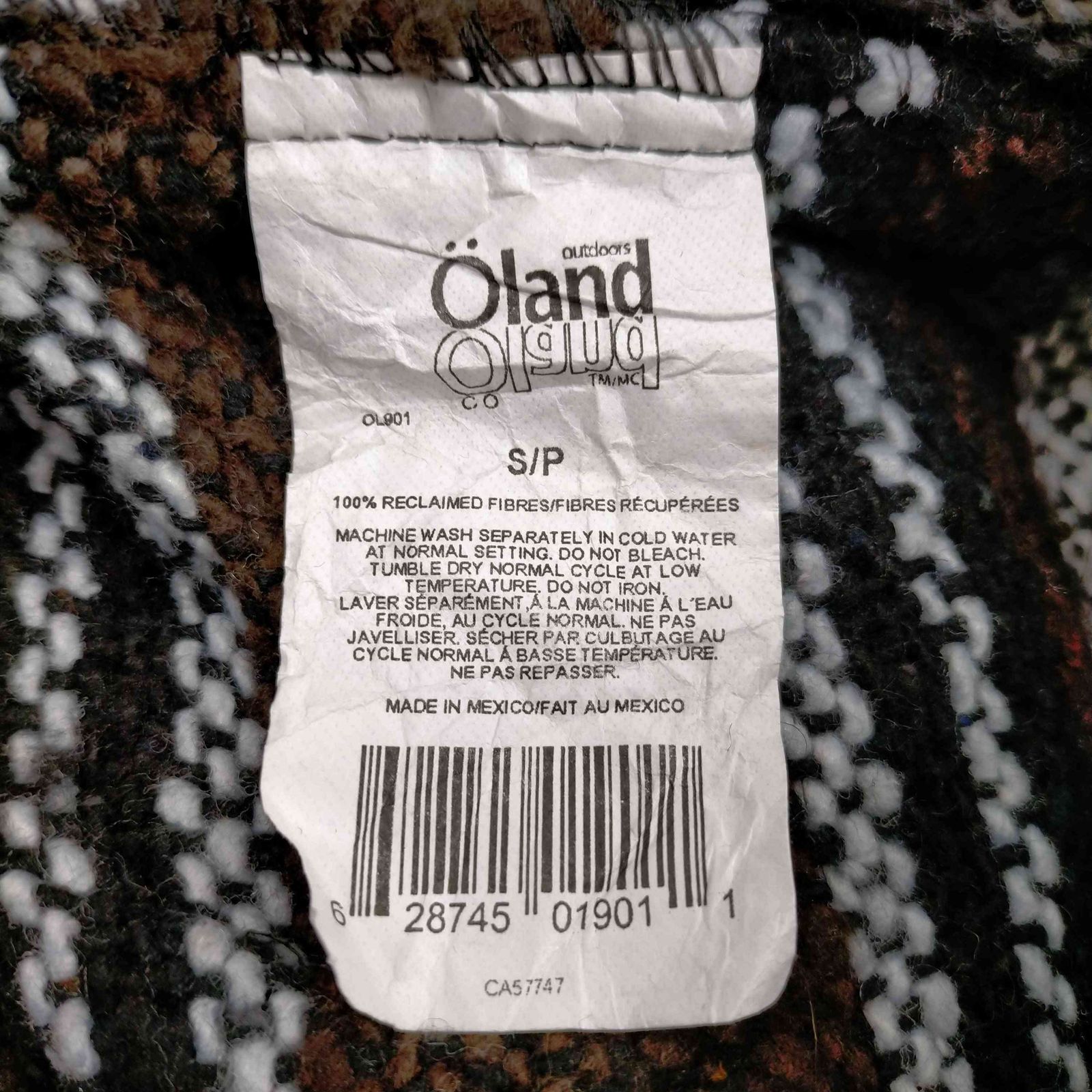 ユーズドフルギ USED古着 {{Oland}} メキシコ製 メキシカンパーカー