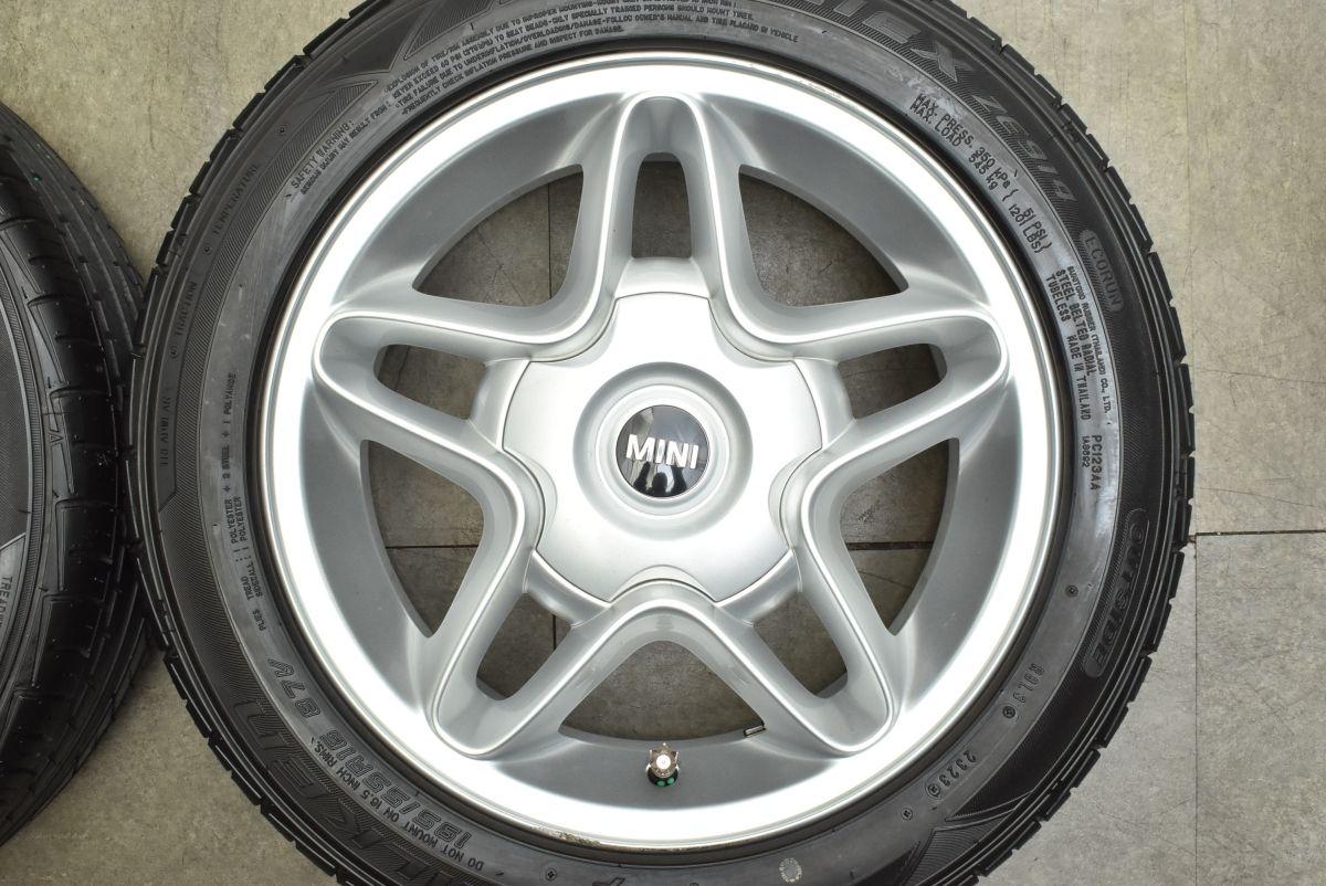 MINI R50 ミニクーパー 純正 16X6.5J+48 4/100 MINI（ミニ） ミニクーパー 純正アルミホイール 16 6.5j +48 シルバー
