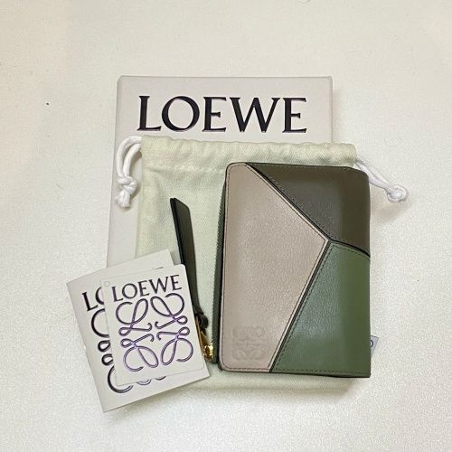 LOEWE ロエベ パズル バイフォールドウォレット ブラック 二つ折り財布