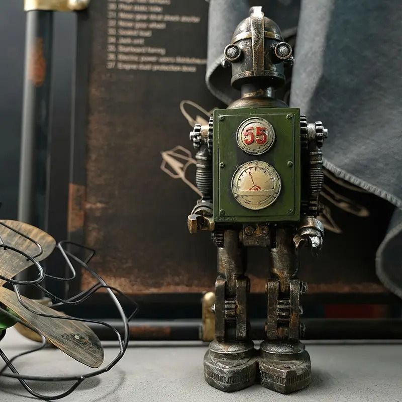 置物 装飾品 人形 フィギュア ロボット アンドロイド 昭和