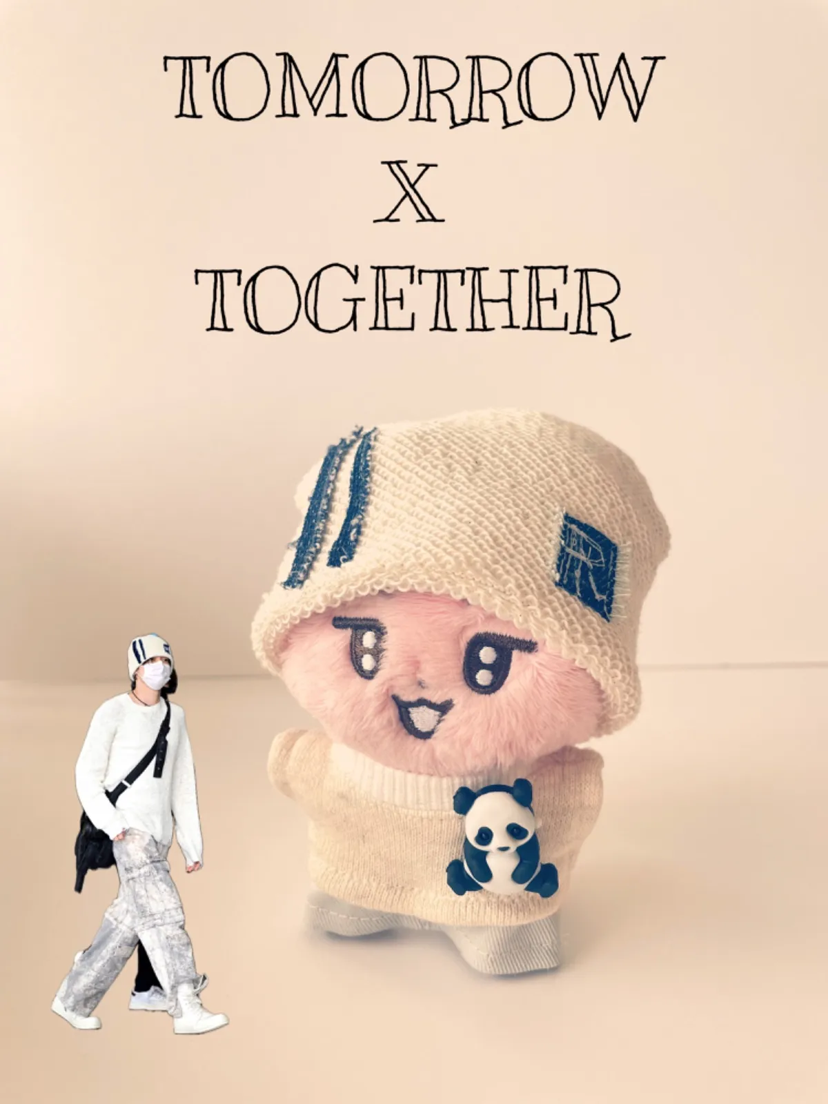 🐼新作🐼ポバトゥ 10センチドール ヨンジュン TXT ぬい服