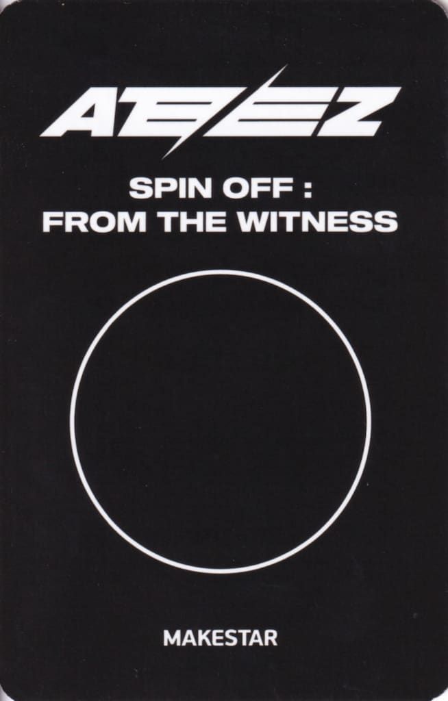ATEEZ SPIN OFF:FROM THE WITNESS MIN GI トレーディングカード ATEEZ SPIN OFF:FROM THE WITNESS MIN GI トレーディングカード