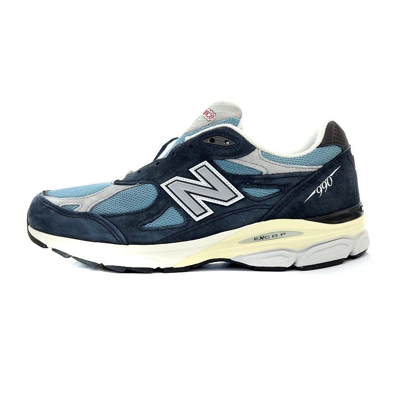 ニューバランス NEW BALANCE M990TE3 スニーカー スエード 28cm 紺 ネイビー □AD /AK5 - メルカリ