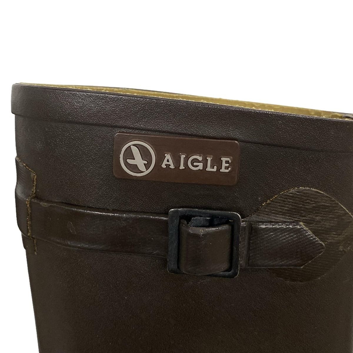 ８月１５日まで送料無料。 AIGLE エーグル レインブーツ 36 レディース - ダークブラウン 只今タイムセール中。