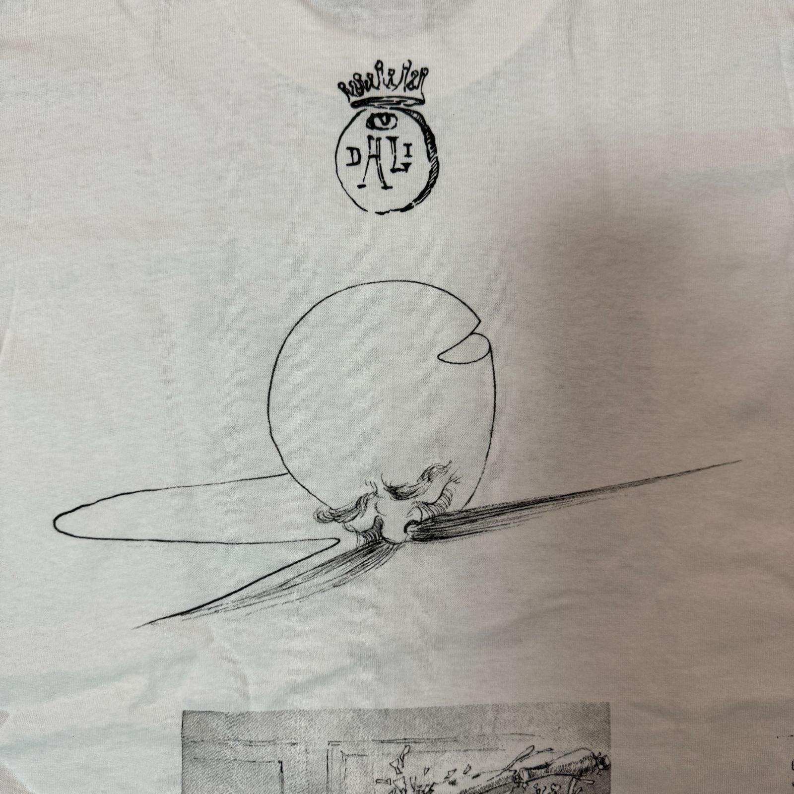 80s - 90s アートTシャツ Salvador Dali サルバドールダリ Lサイズ 