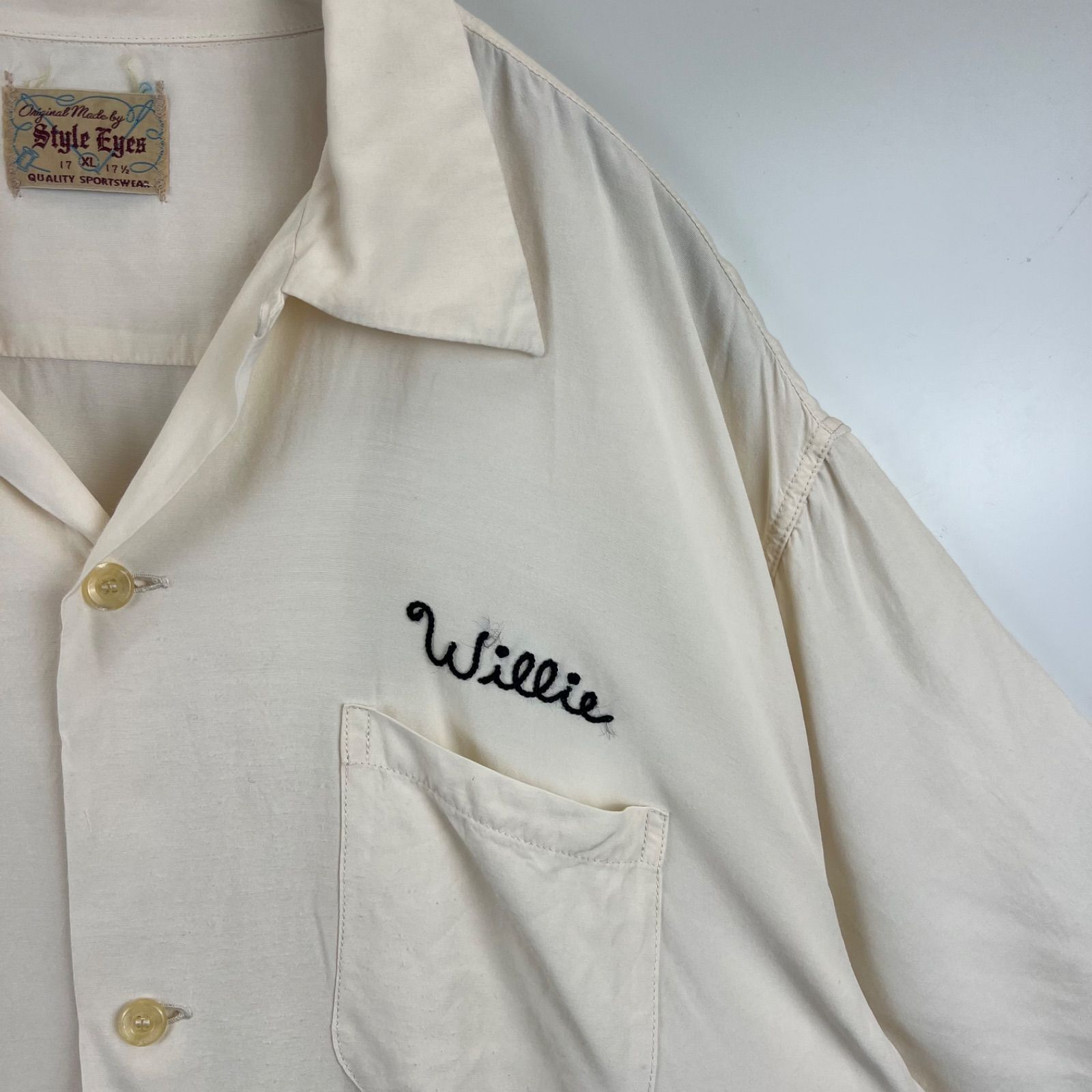 STYLE EYES S/S RAYON BOWLING SHIRT XL SE37555 スタイルアイズ
