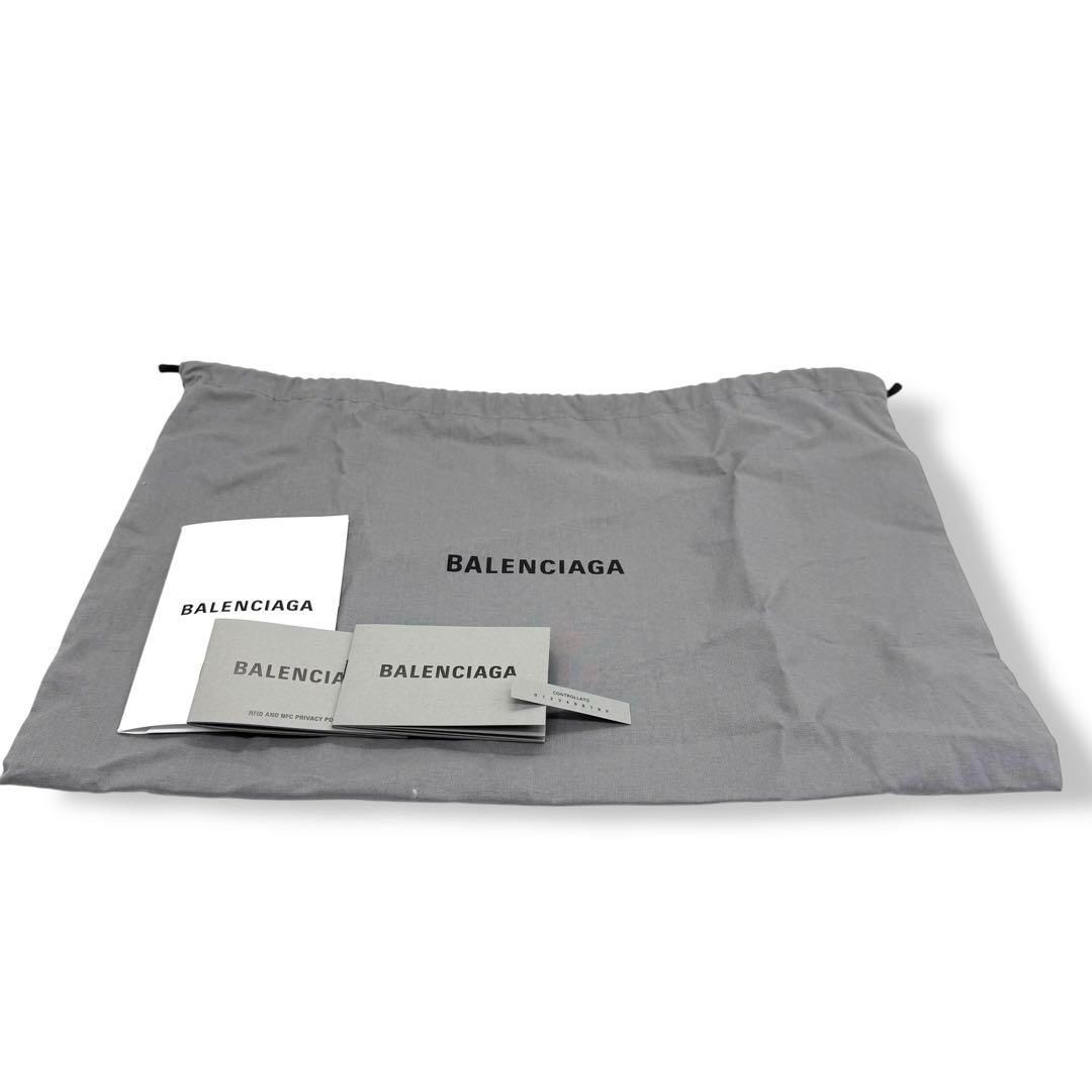 新品同様 バレンシアガ モナコ ショルダーバッグ ブラック レザー 3994