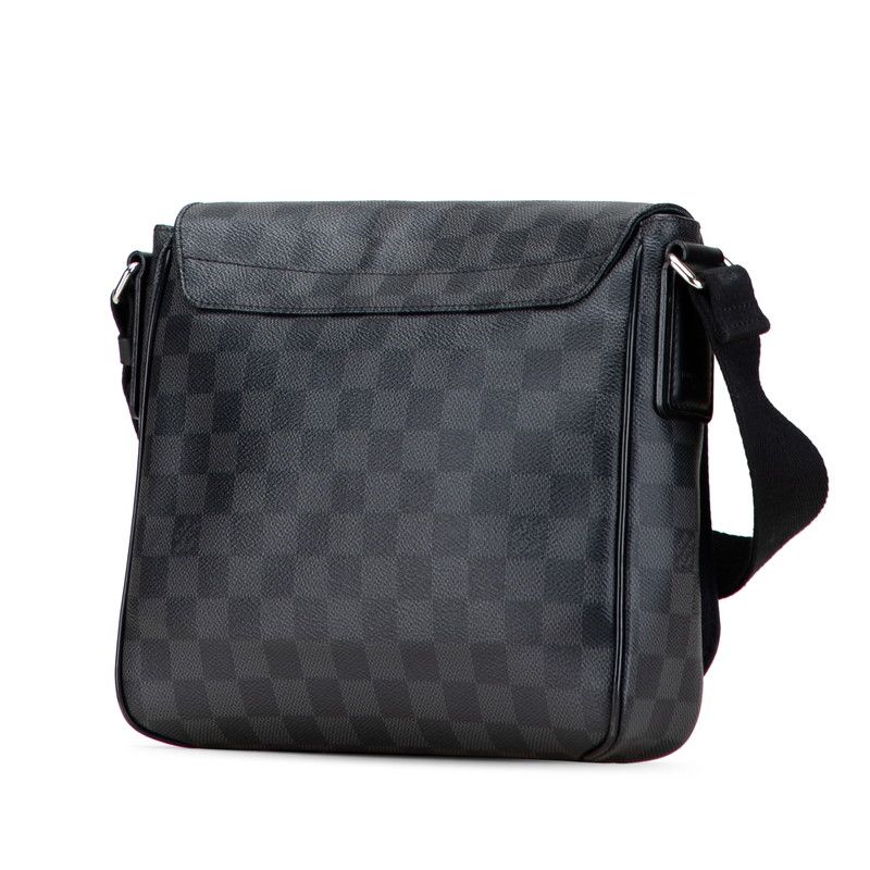 【LOUIS VUITTON】 ショルダーバッグ 鞄 かばん N41260 ルイヴィトン ディストリクト PM メンズ ダミエグラフィット