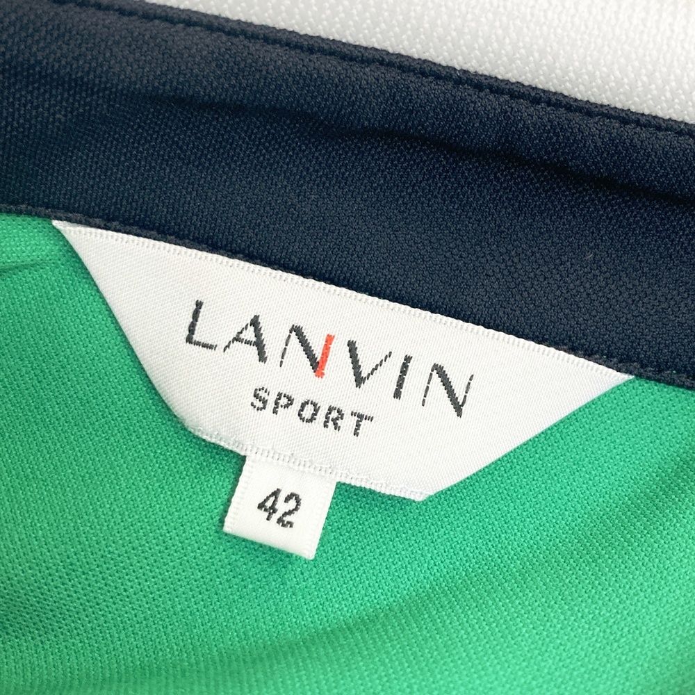 サイズ：42 LANVIN SPORT ランバン スポール 半袖ポロシャツ