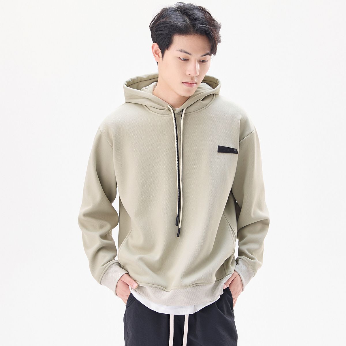 and per se 長袖シャツ ゴルフ メンズ Mサイズ モックネック