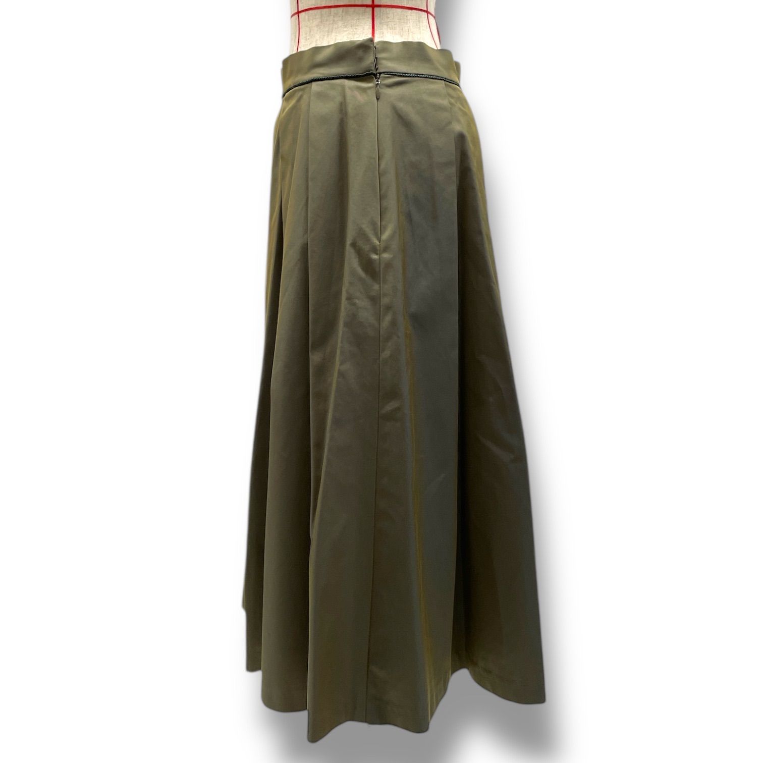 Lois CRAYON ロイスクレヨン プリーツスカート ミドル丈 フレア サイド