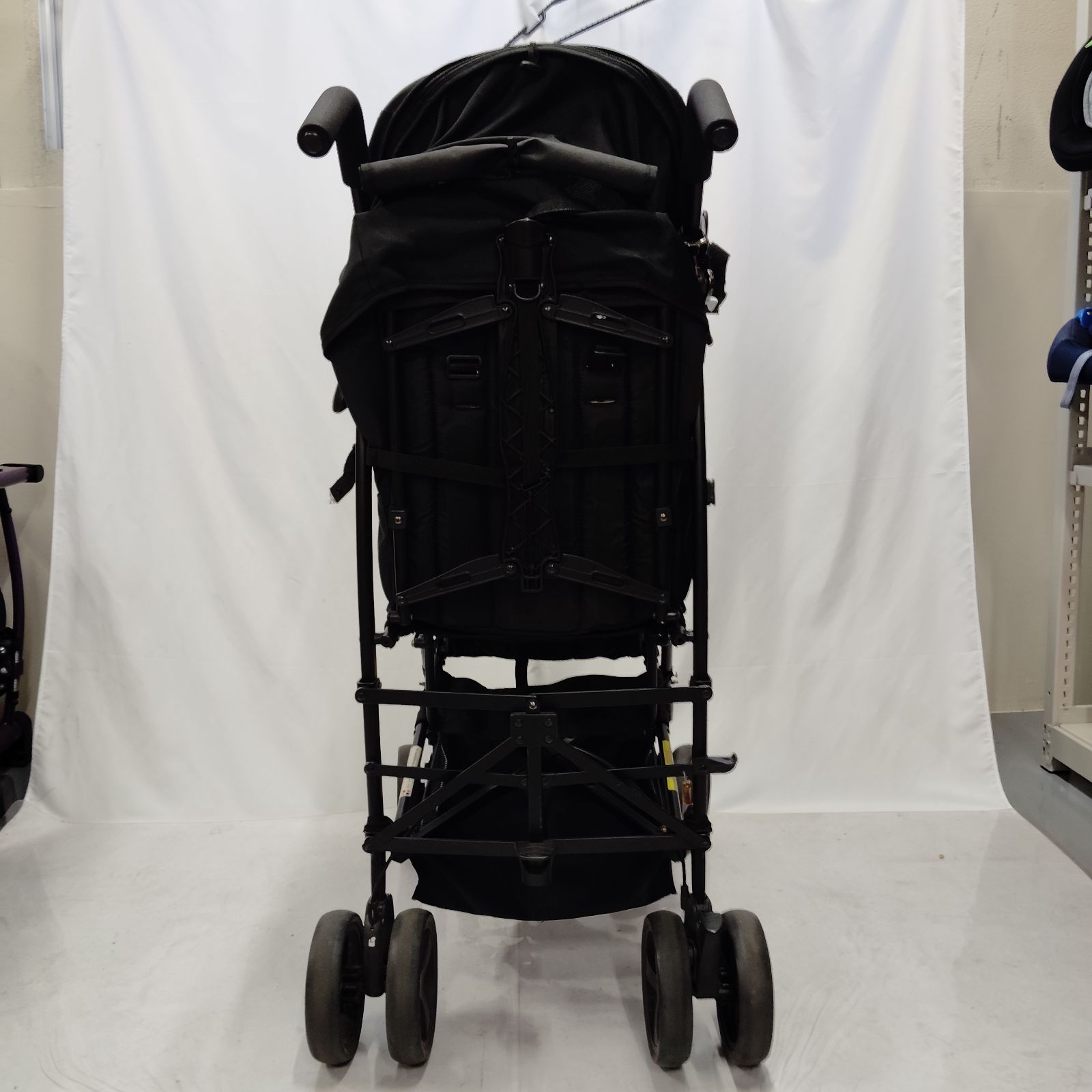 2人乗りベビーカー ブラック